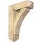 Ekena Millwork Thorton Arts and Crafts Rough Sawn Bracket w/ Offset Brace, Douglas Fir, 8"W x 26"D x 34"H BKT0806X26X34THR03RDF - alternate 1